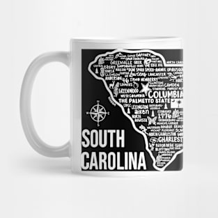 South Carolina Map Mug